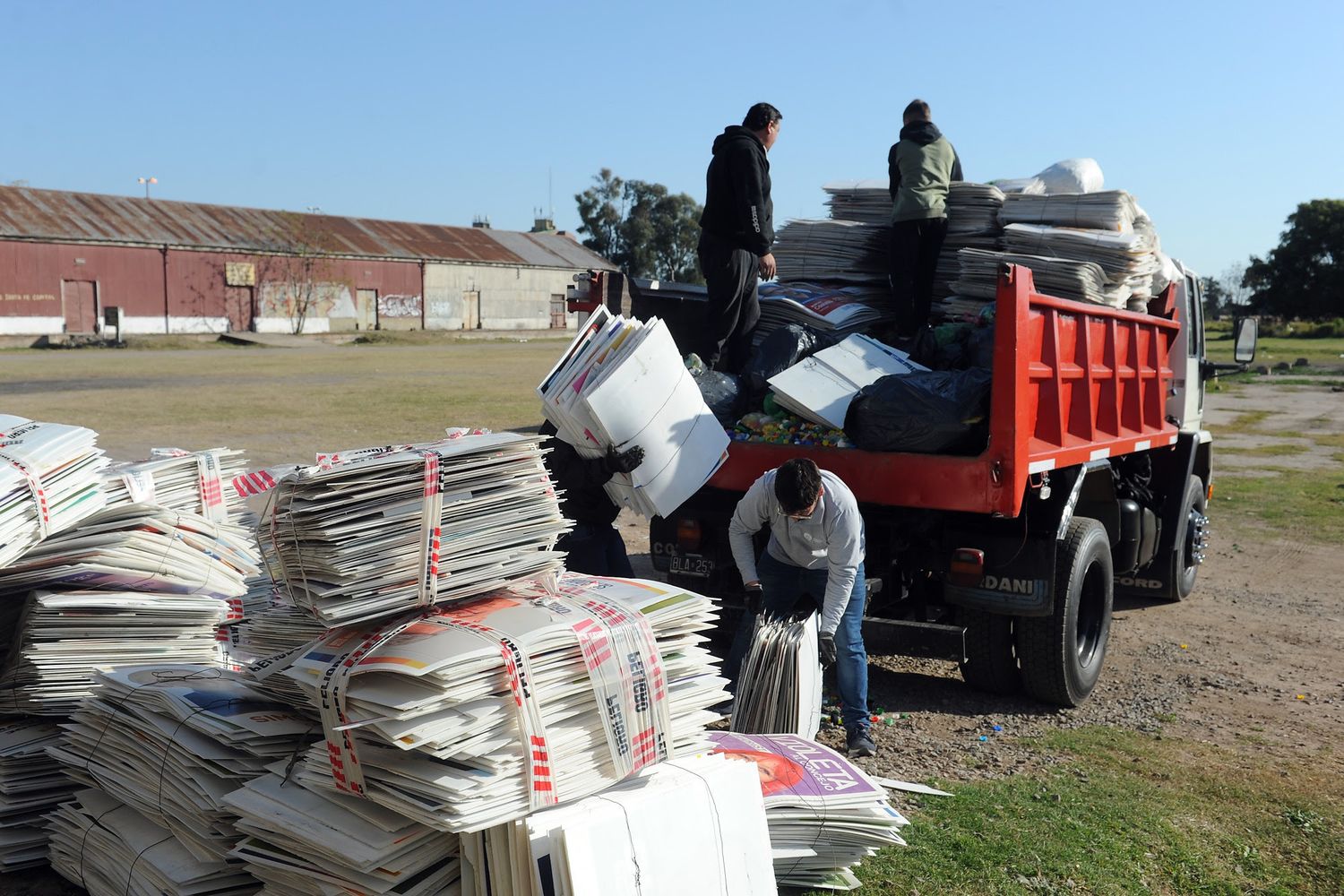 Reciclaje de cartelería política