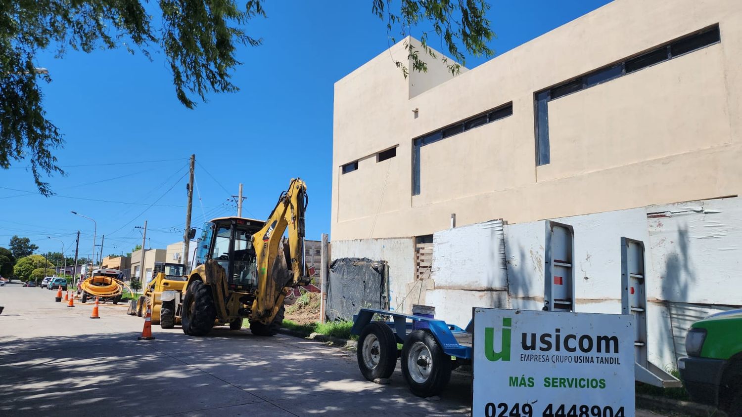 La obra del Conservatorio y el IPAT avanza, y desde la comunidad educativa celebraron la sede propia con observaciones sobre la división de las aulas.