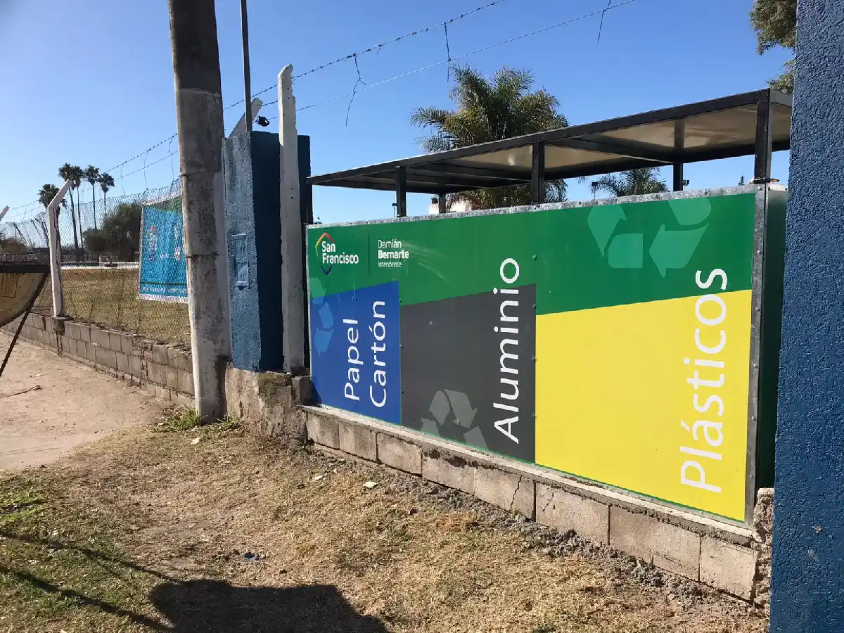 Habilitaron el tercer Punto Verde que está en el Polideportivo municipal