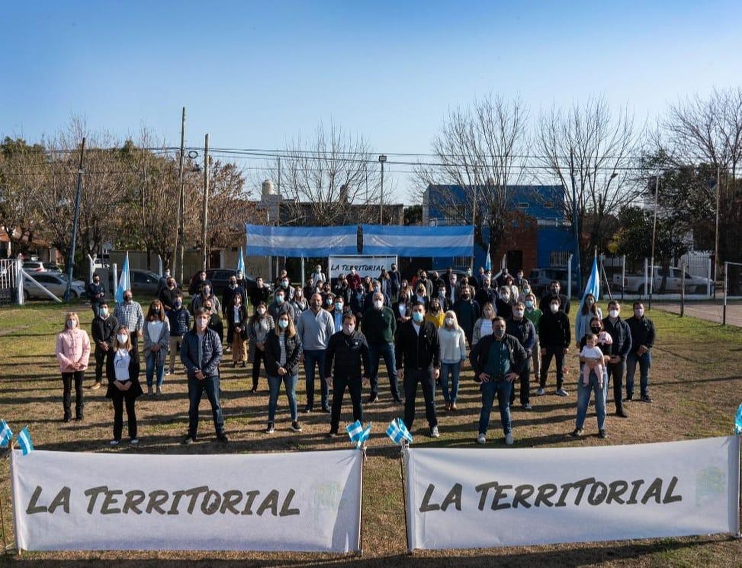 Día de la patria: Encuentro de la agrupación de Cambiemos “La Territorial” en Hurlingham