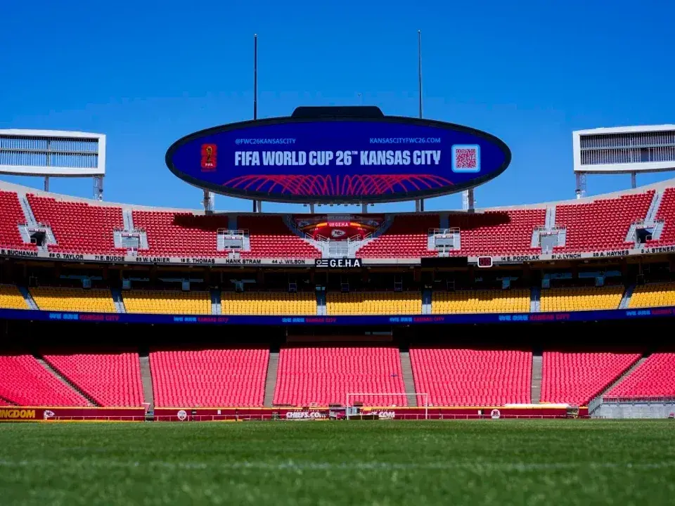 El estadio Arrowhead de Kansas donde Argentina debutará el 16 de junio ante Argelia. Foot:FIFA