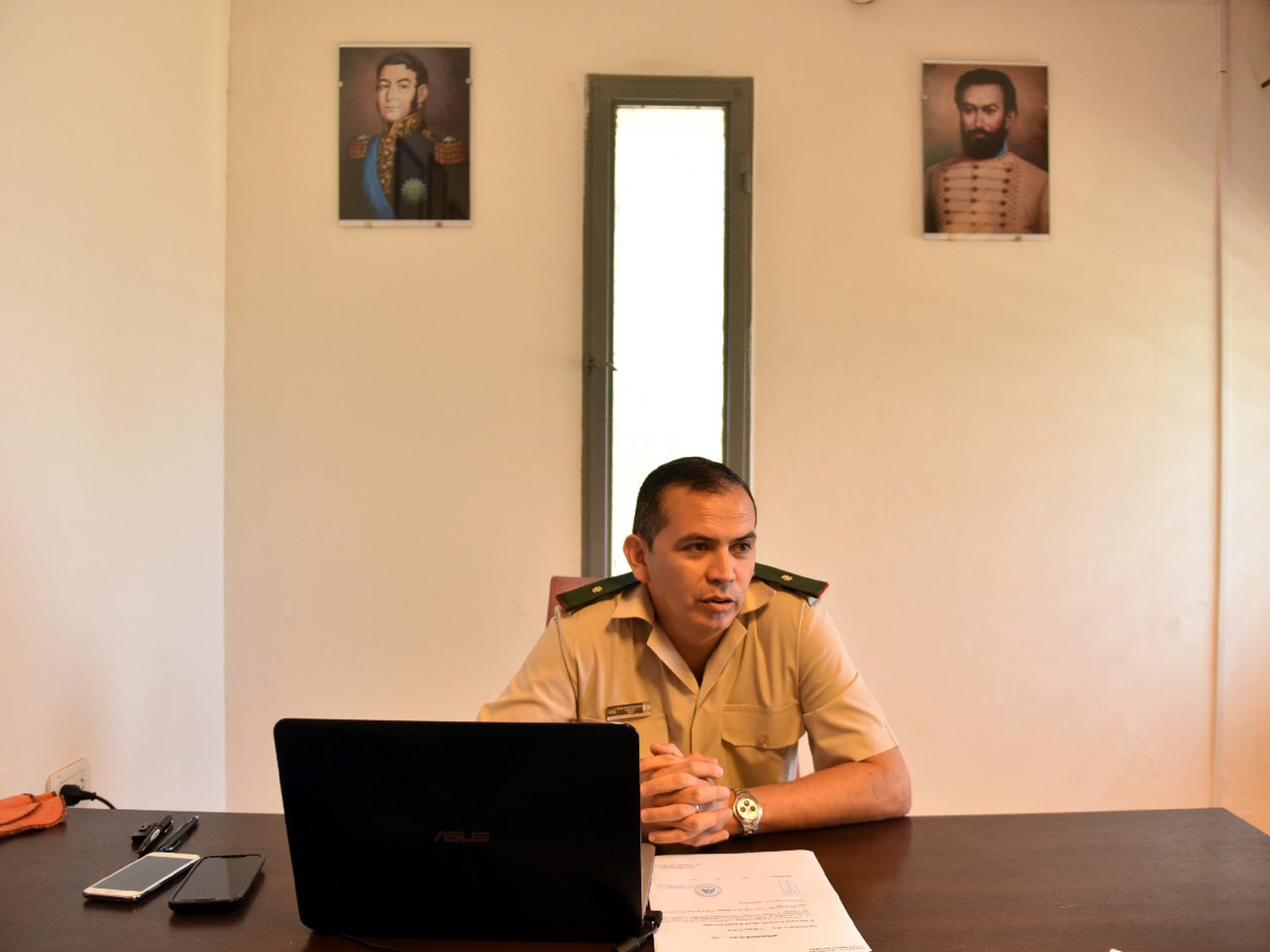 "Un destacamento podría ser efectivo, pero nuestra labor debe ser invisible"