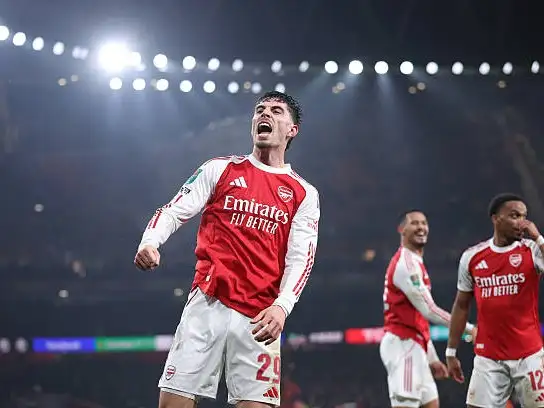 Havertz definió el encuentro para los gunners.