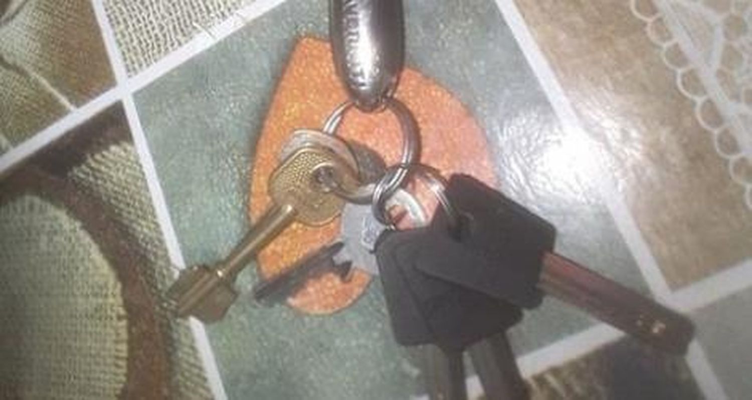 Encontraron un juego de llaves