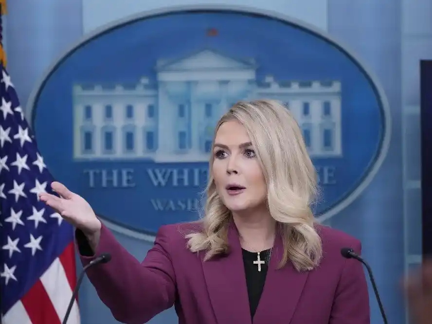 Karoline Leavitt, secretaria de Prensa de la Casa Blanca.