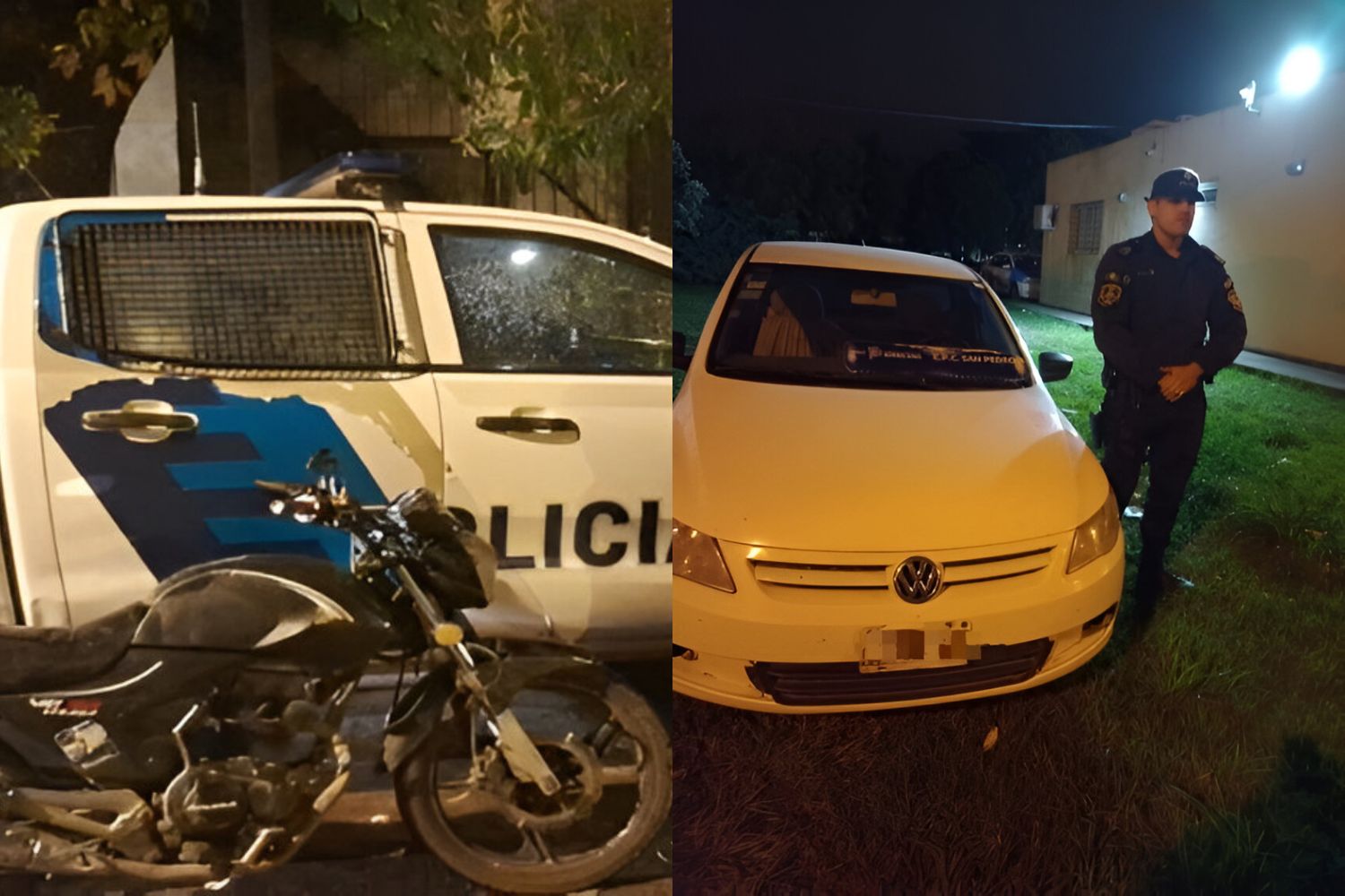 Un automovilista y un motociclista aprehendidos en estado de ebriedad