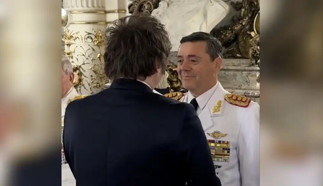 Milei y Presti en Casa Rosada