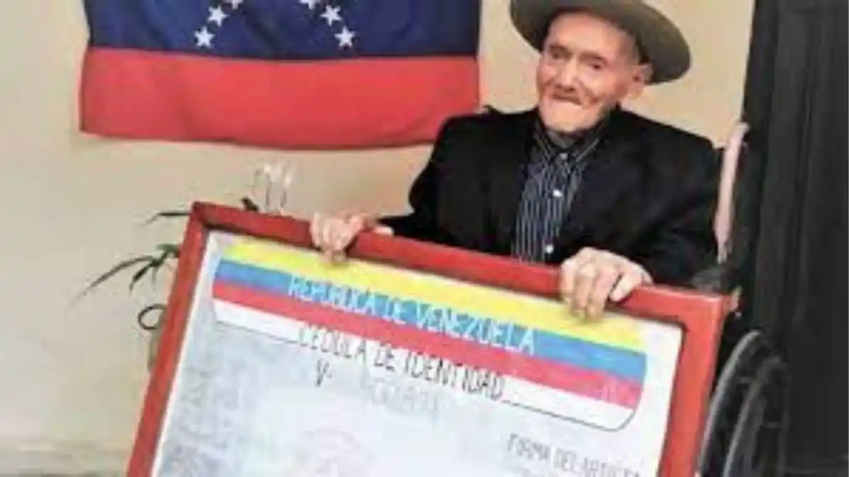 ¡CON 112 AÑOS DE EDAD! Un venezolano se convierte en el hombre más viejo del mundo