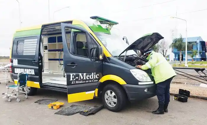 Intentó ingresar a la provincia con una ambulancia adulterada