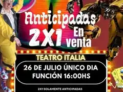 Domingo 26: Estreno de 'Circo Bohemio' en Teatro Italia con Entradas 2x1