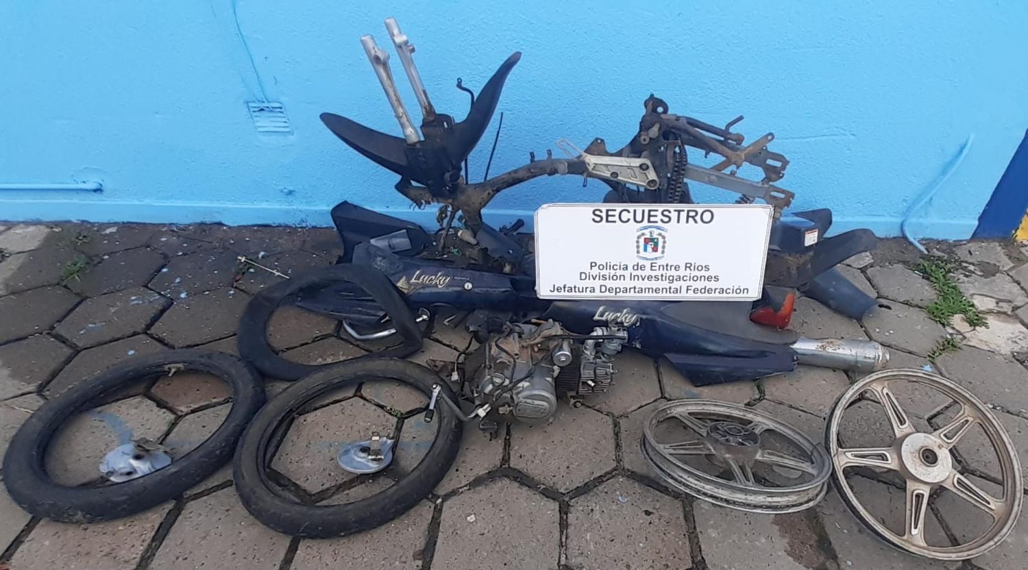 Operativo policial desarticula banda de desarme de motos