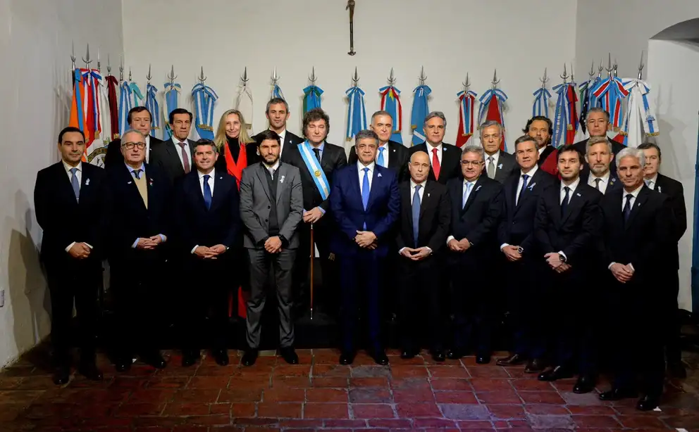 Ignacio “Nacho” Torres, de Chubut; Martín Llaryora, de Córdoba; y Gustavo Sáenz, de Salta destacaron haber alcanzado algunos acuerdos.