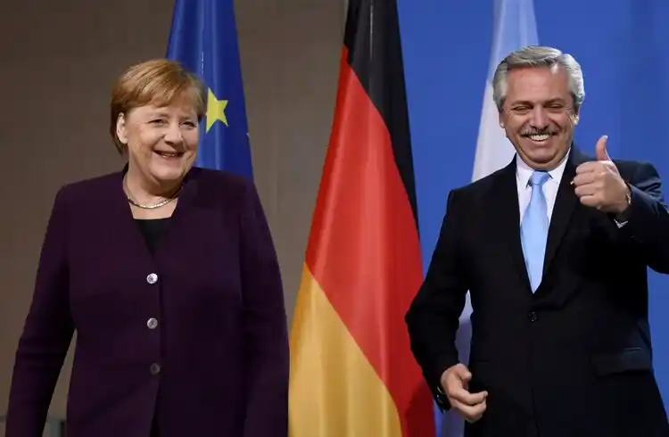 Alberto Fernández logró que Merkel apoye a la Argentina en su negociación con el FMI