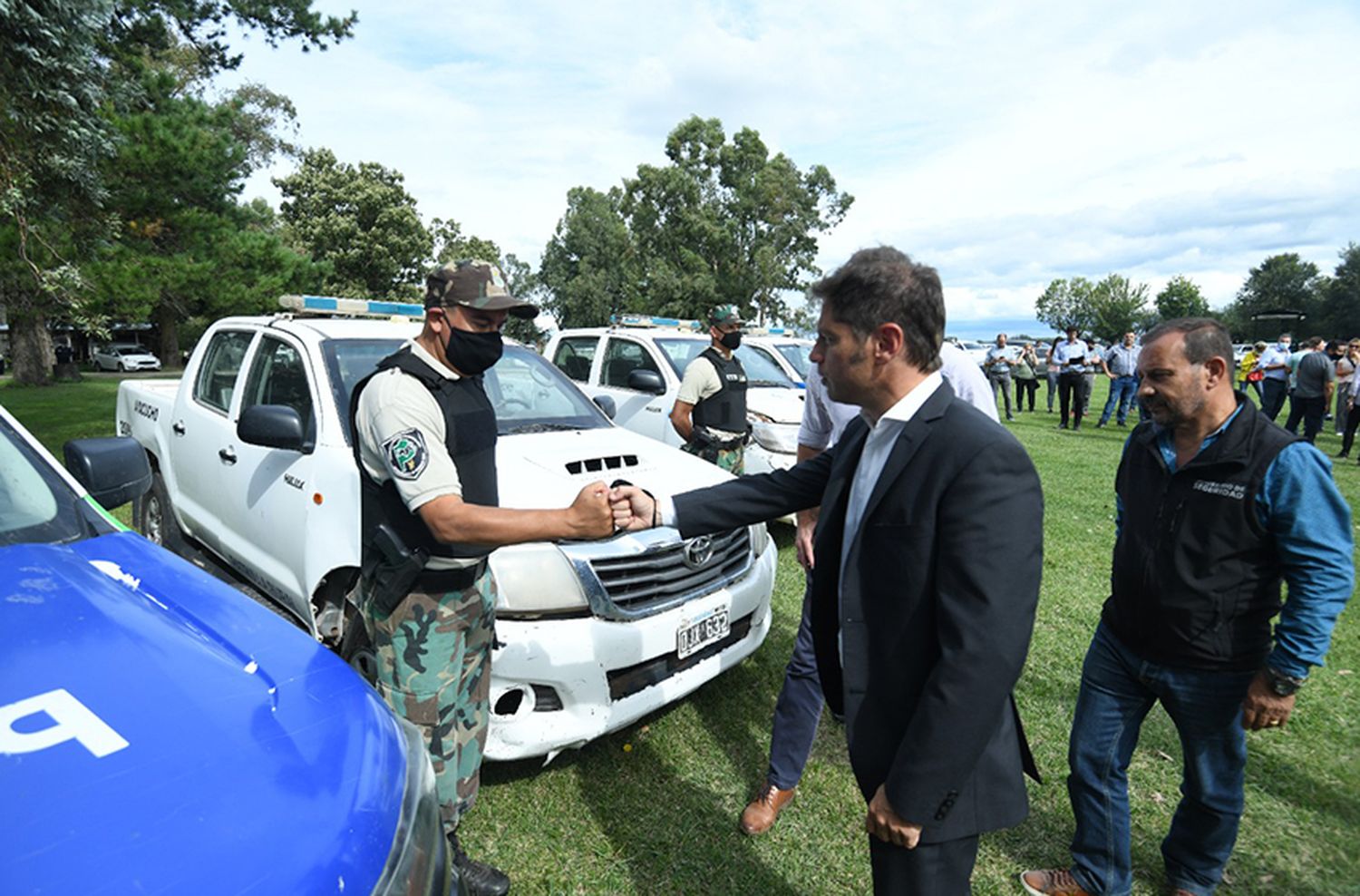 Kicillof puso en funcionamiento nuevos patrulleros para la Policía Rural de Ayacucho