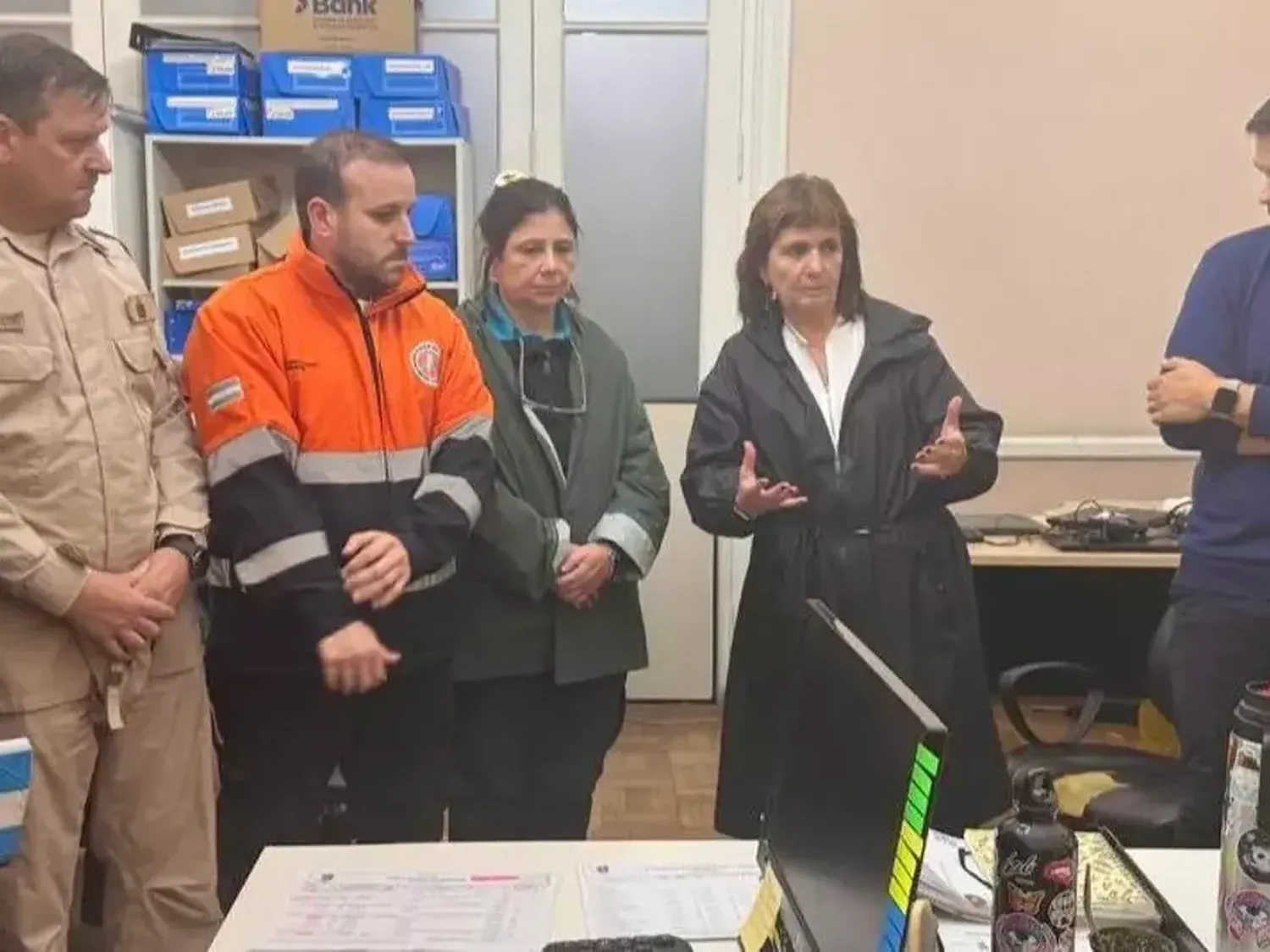 Bullrich anunció "ayuda directa" para los afectados por el temporal