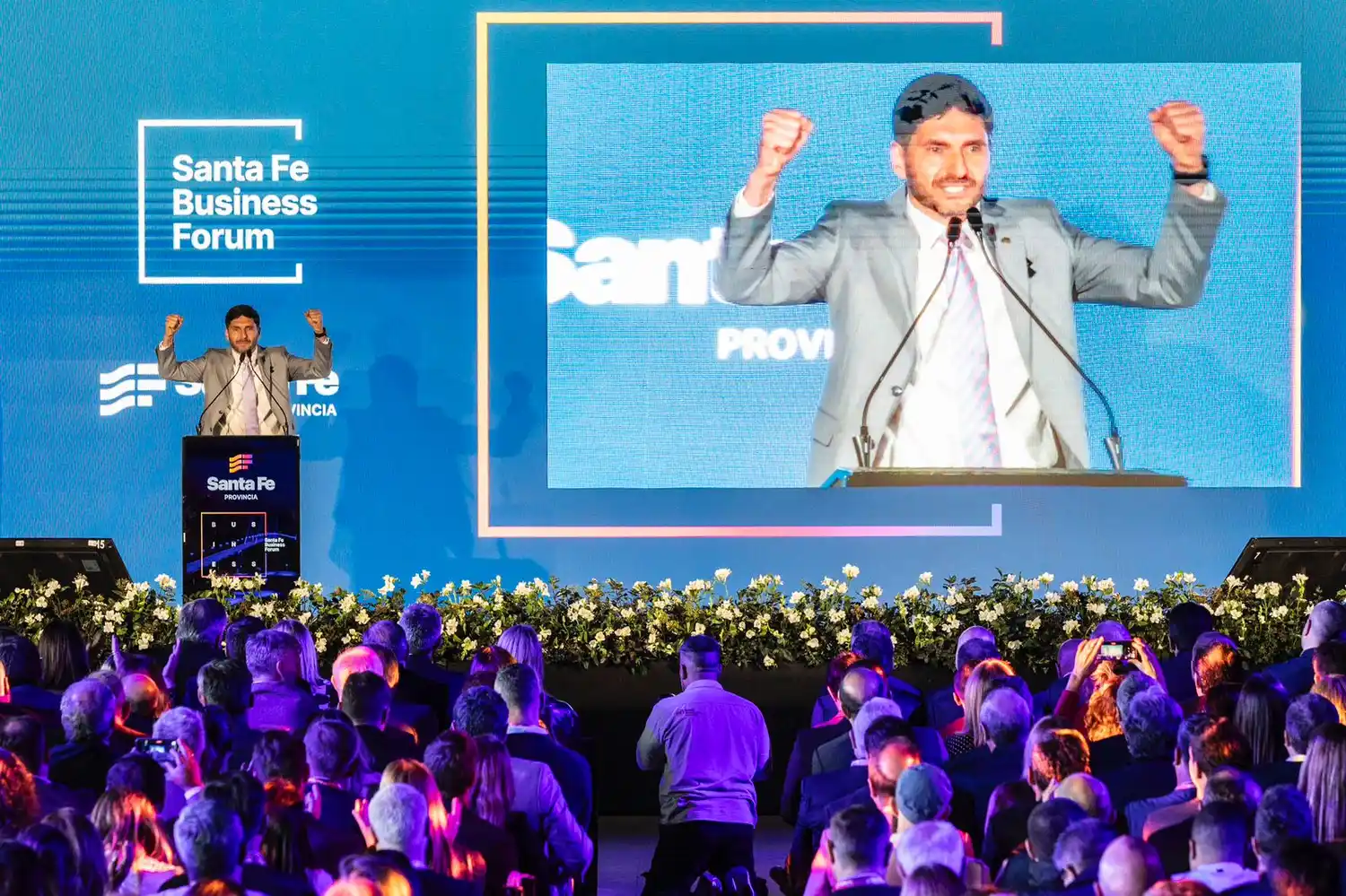 Pullaro encabezó la apertura del Santa Fe Business Forum