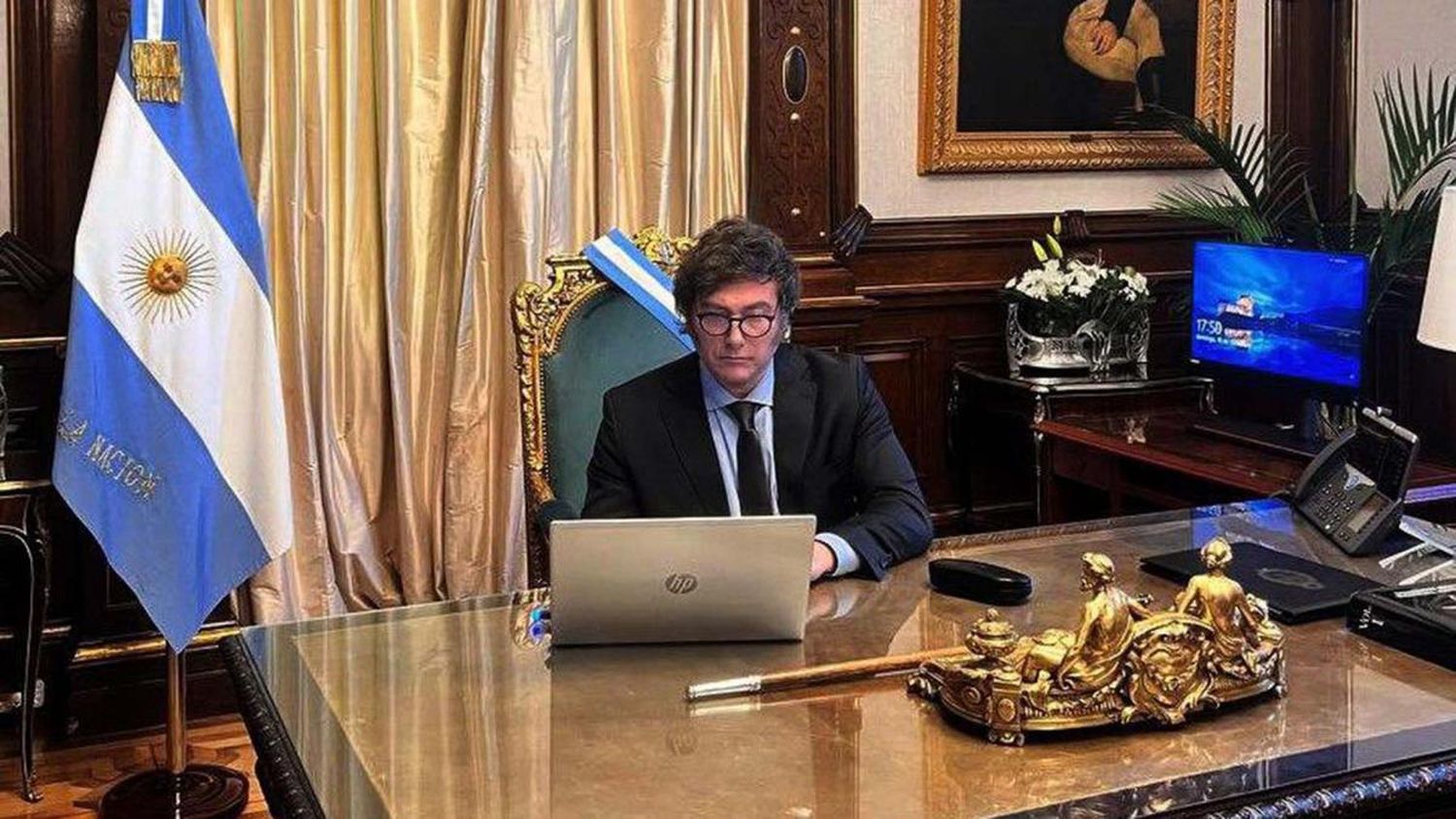 "Si logramos sostener este DNU, va a ser muy positivo", remarcó el Presidente. (@OPEArg)