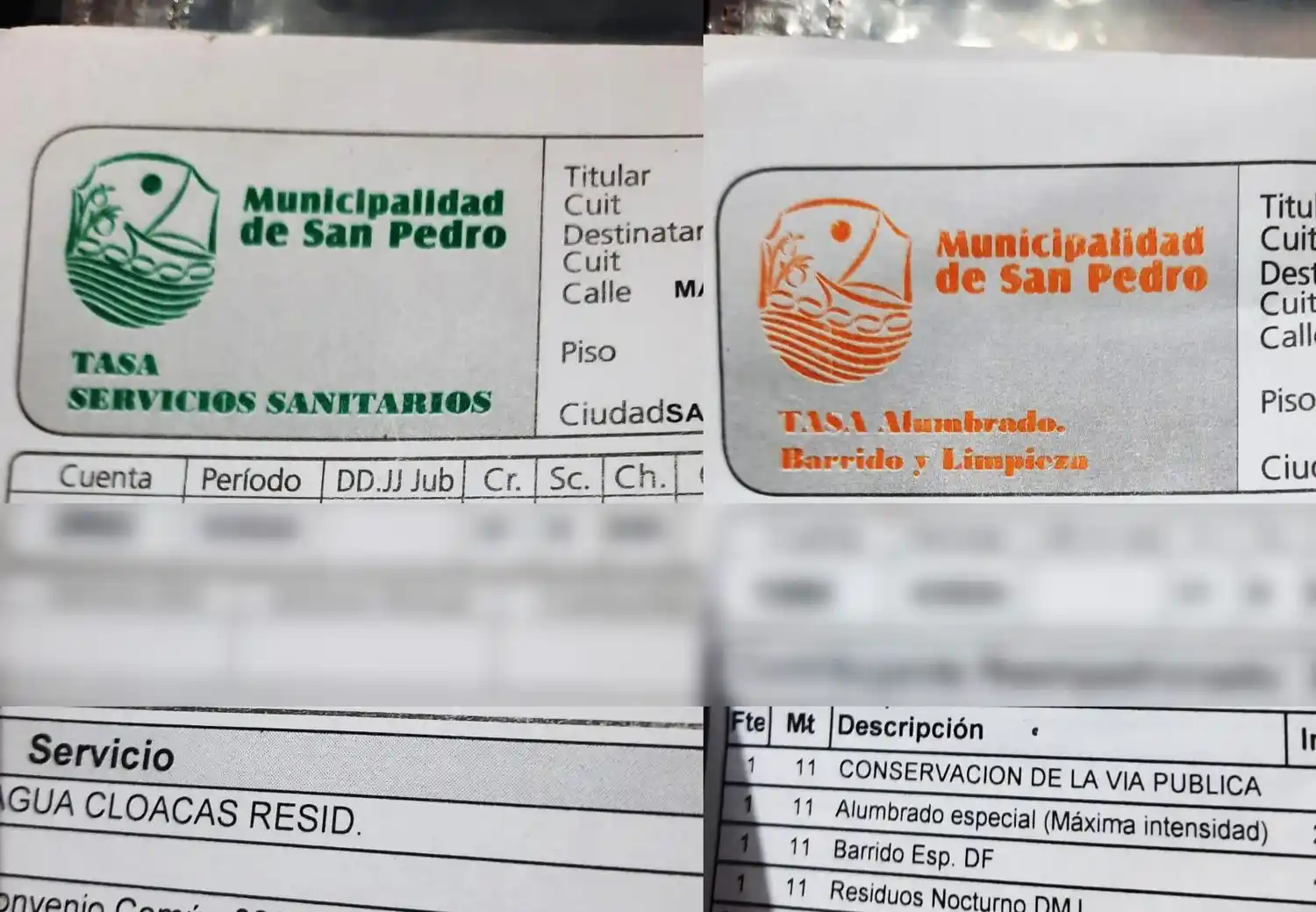 Las Tasas tienen un descuento del 15% para quienes no registren deudas.