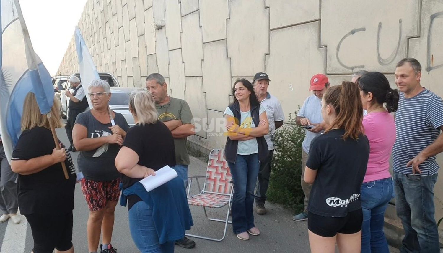 Contra las retenciones: productores ruralistas se movilizaron en territorio santafesino