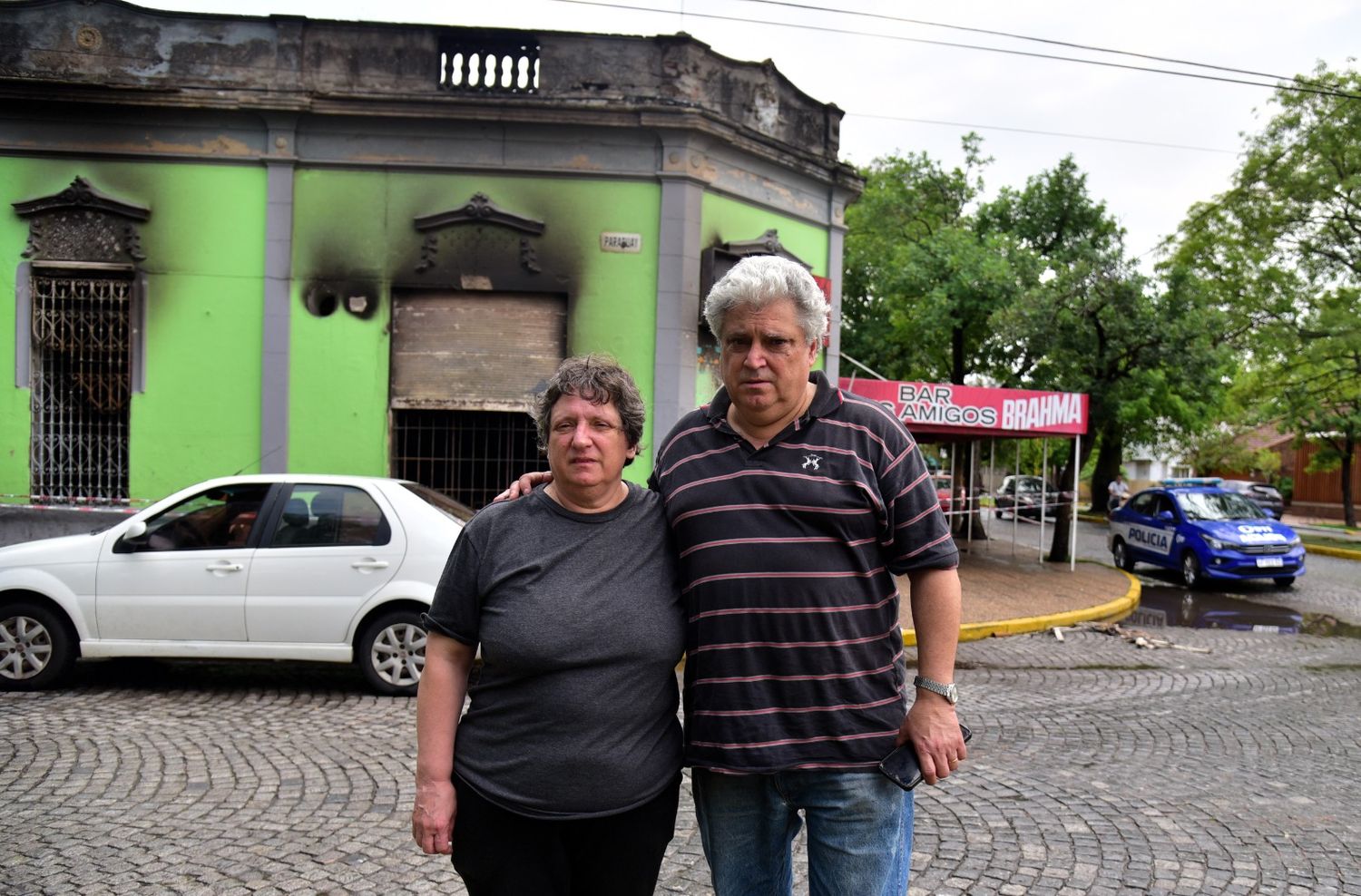 Laura y Roberto Gamo, conmocionados ante la pérdida