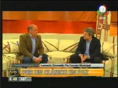 Simoniello: “Apostamos a que se resuelva con la mayor tolerancia”