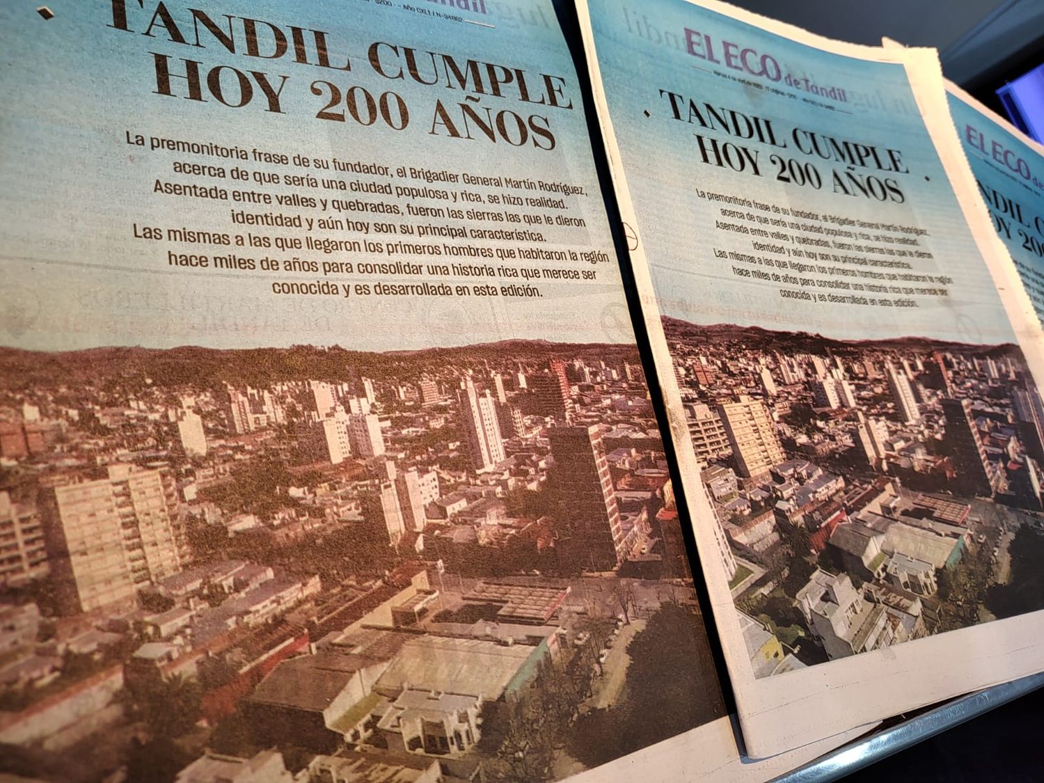 El suplemento especial de El Eco de Tandil por el Bicentenario.