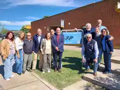 Honraron a los veteranos y colocaron una marca territorial de Malvinas en el Campus