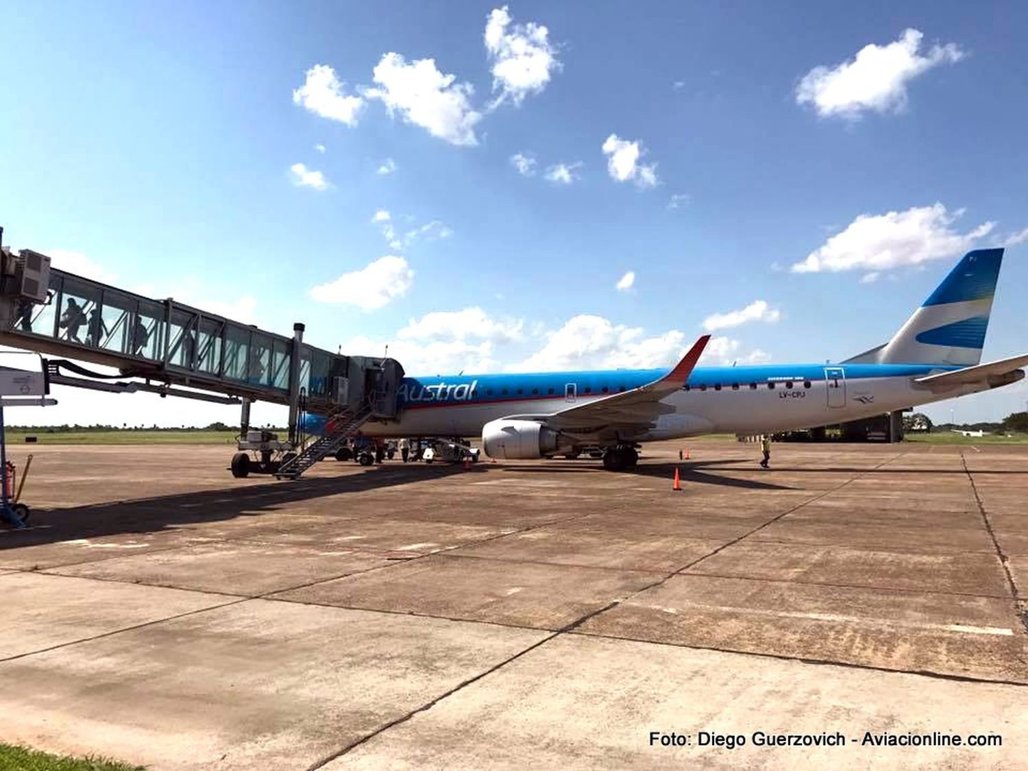 Pusieron en operación la manga del aeropuerto de Corrientes