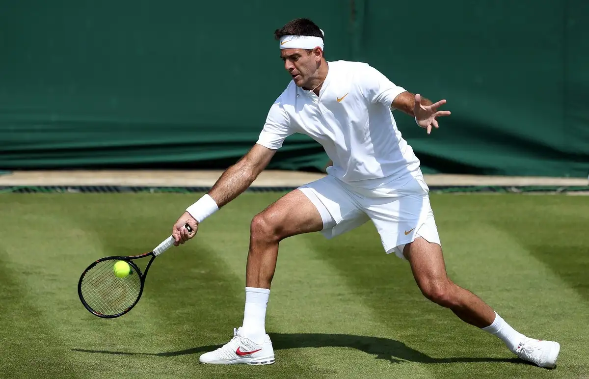 Del Potro debutó con un triunfo en Wimbledon