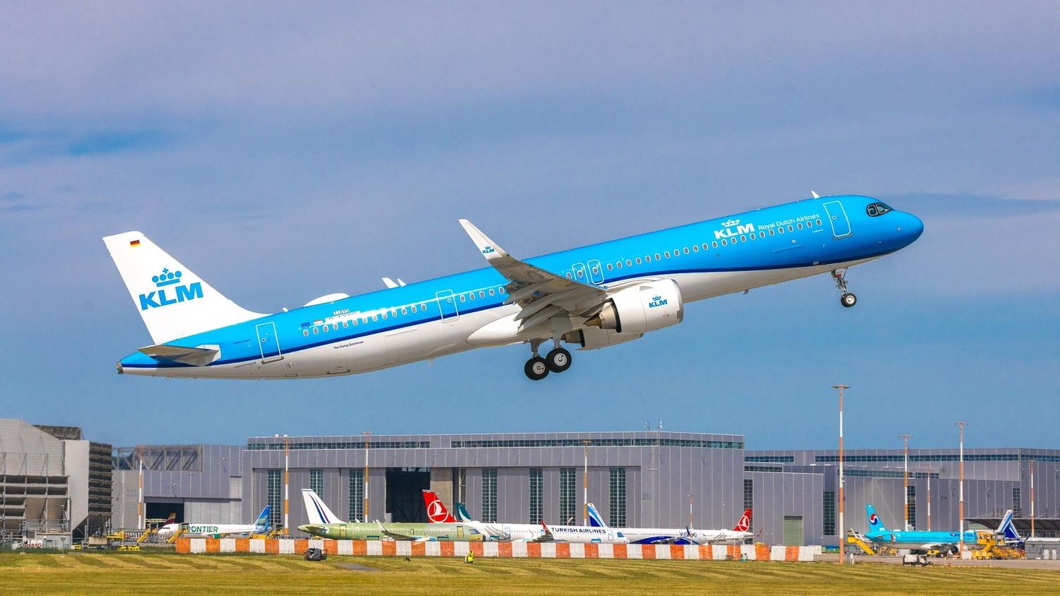 Cada vez más cerca: el primer Airbus A321neo de KLM realizó su primer vuelo de pruebas