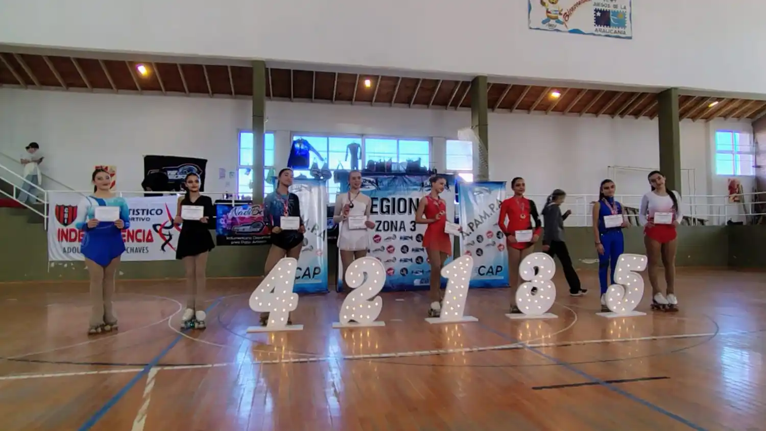 Excelentes resultados para Patinadoras del Club Huracán