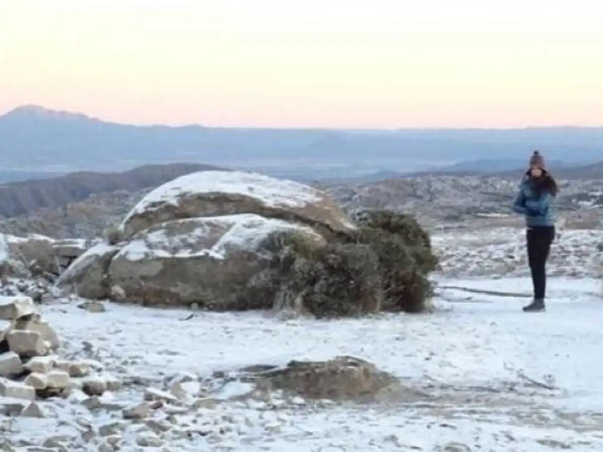 ¡Sorpresa en las sierras! Nevó en las Altas Cumbres