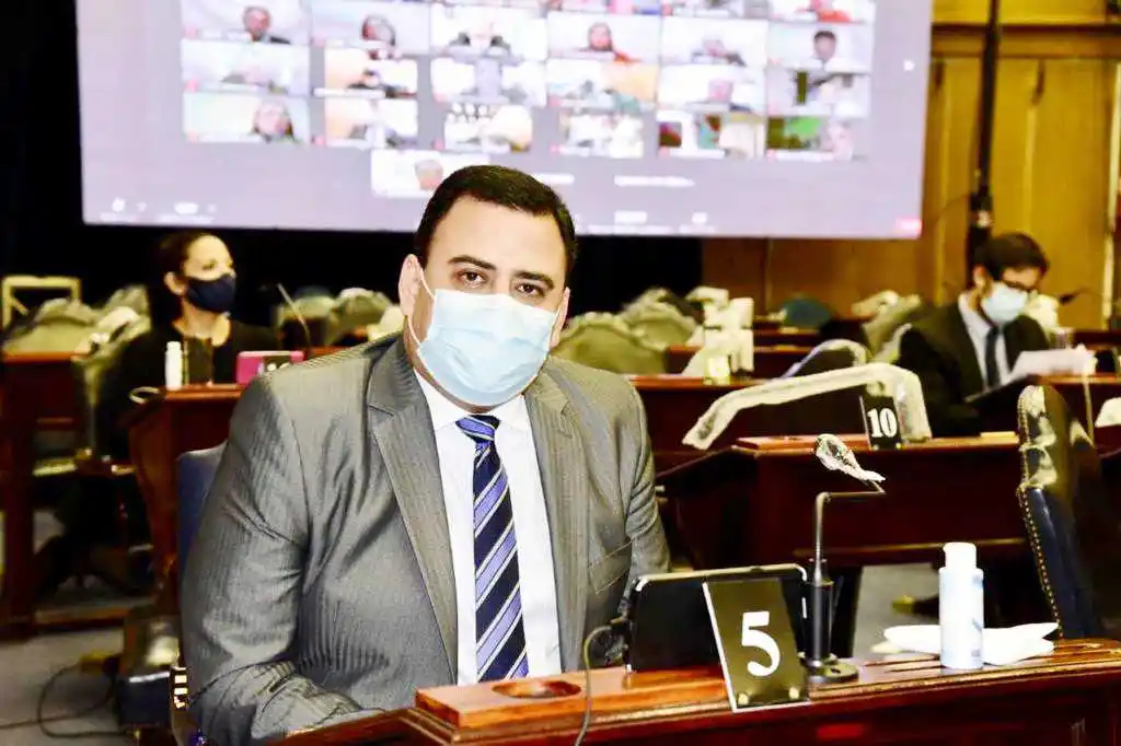 Samaniego destacó la ejecución 
de importantes obras públicas