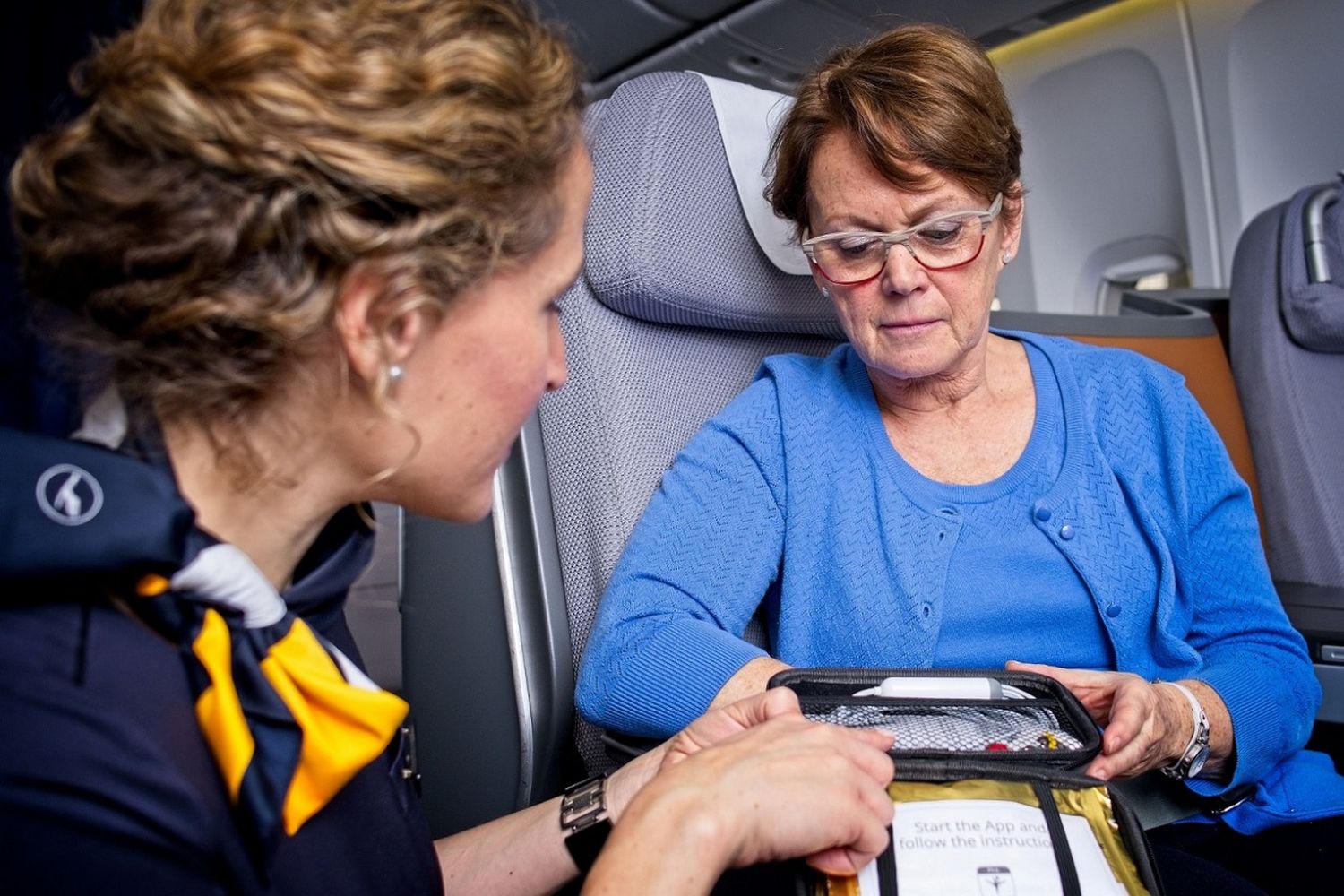 Electrocardiogramas a 10.000 metros: Lufthansa lanza sistema de telemedicina a bordo