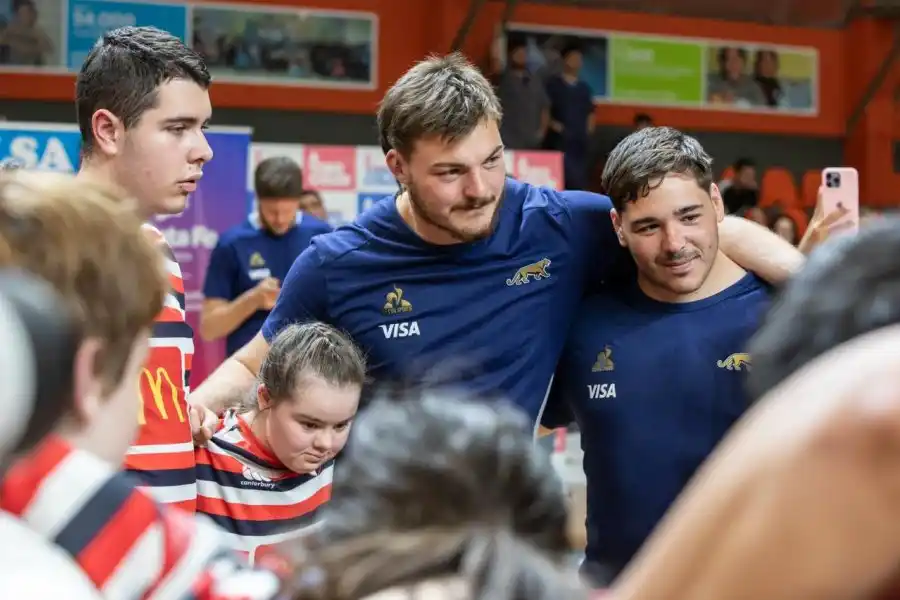Los Pumas en CILSA realizaron una demostración de deporte adaptado