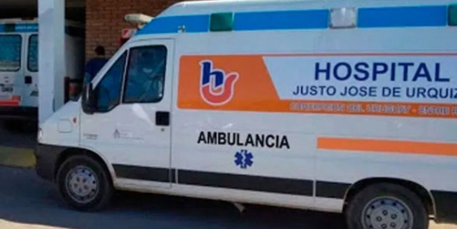 Un hombre resultó herido tras explotarle un neumático en un camión