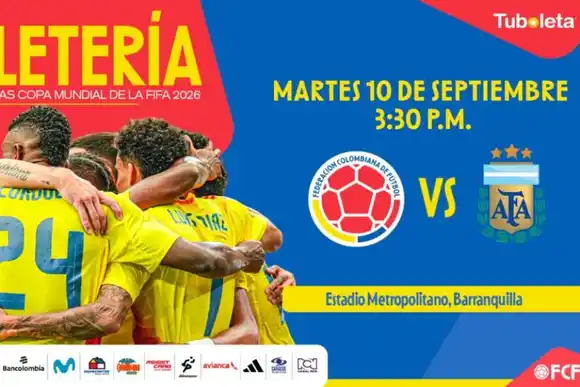 Colombia abrió la venta de entradas para el partido con Argentina