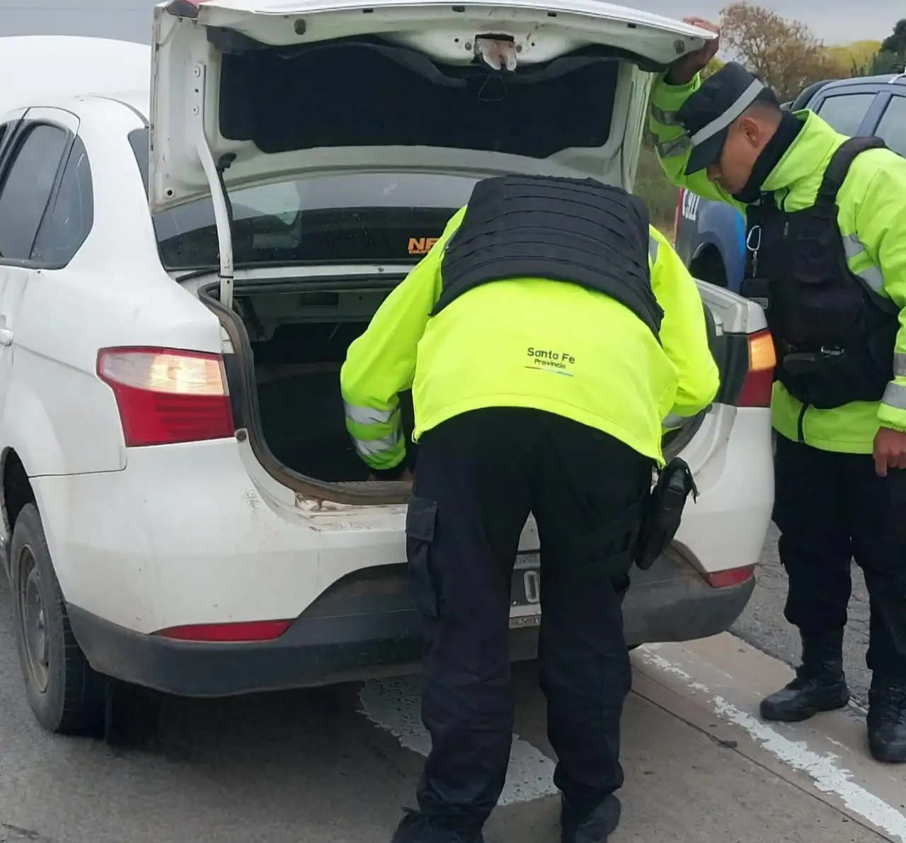 inautaron cocaina en RN19 angélica - 2