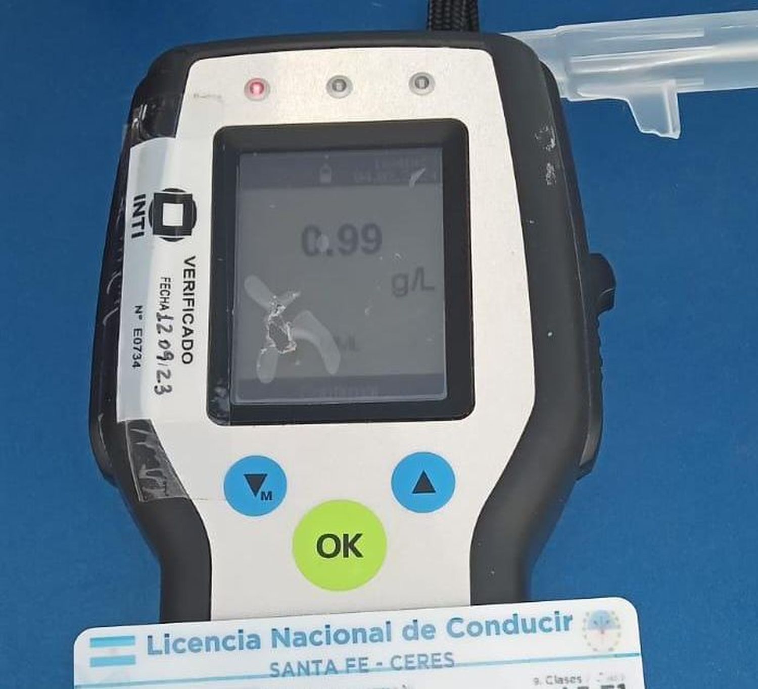 Los test de alcoholemia forman parte de los controles.