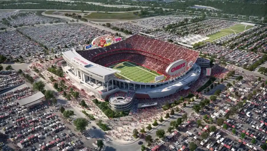El estadio de Kansas City.