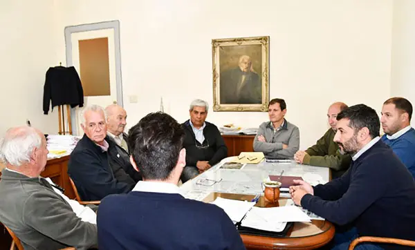 Reunión por casos de inseguridad en los campos