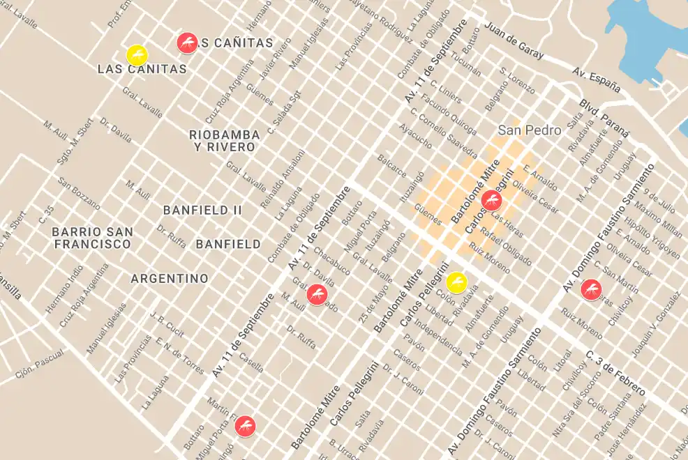 Dengue: cinco casos positivos en 10 días