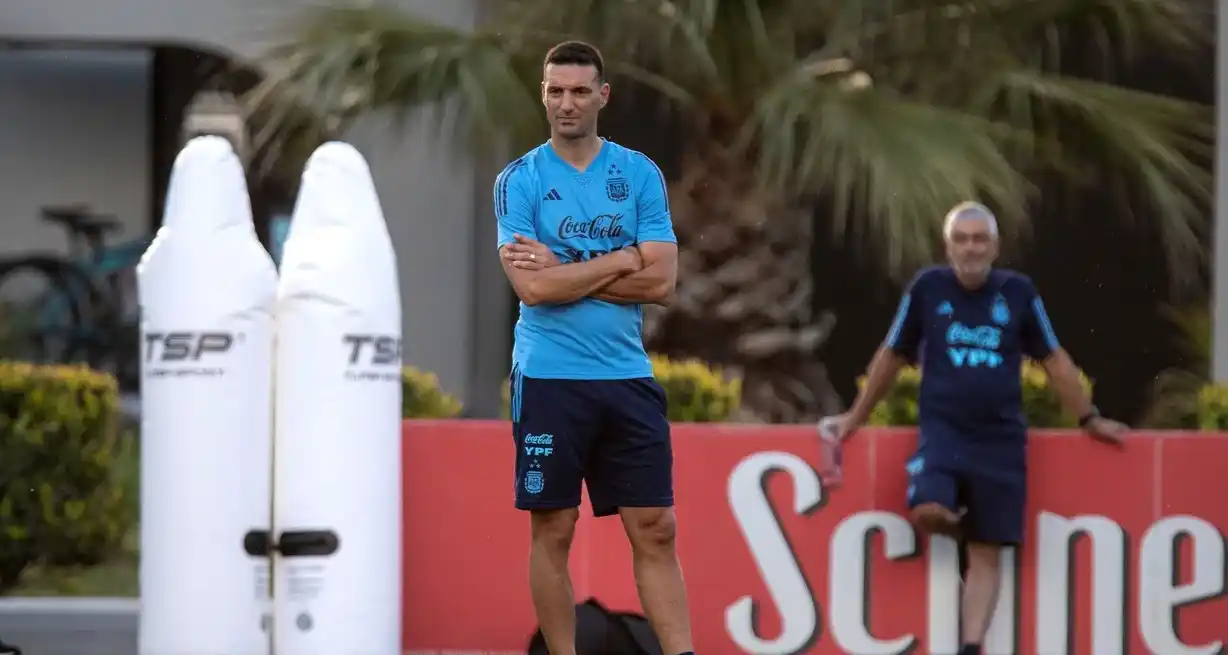 El equipo de Scaloni tiene rivales para su instancia final de preparación. Crédito: Xinhua/Martín Zabala