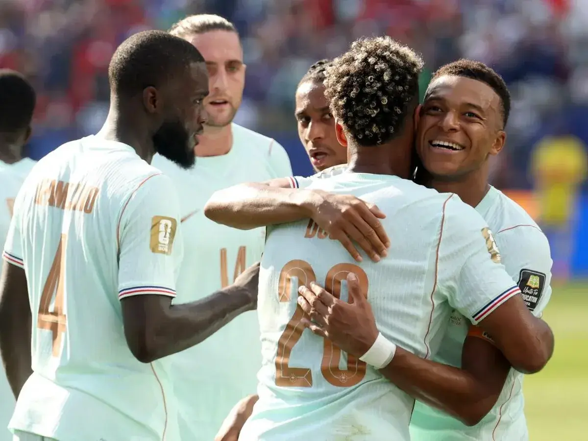 Con goles de Mbappé y Dembelé, Francia eliminó a Marruecos y está en semifinales. Foto: Reuters