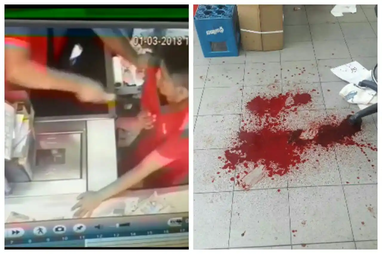 Salvaje asalto en Vicente López: Atacaron con un cuchillo al cajero de un supermercado