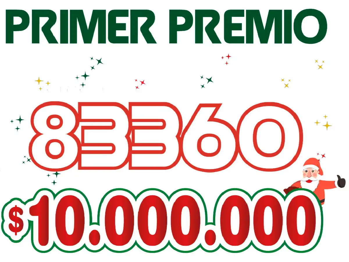 EL NÚMERO 83360 SE QUEDO CON LOS $ 10.000.000 DEL GORDO