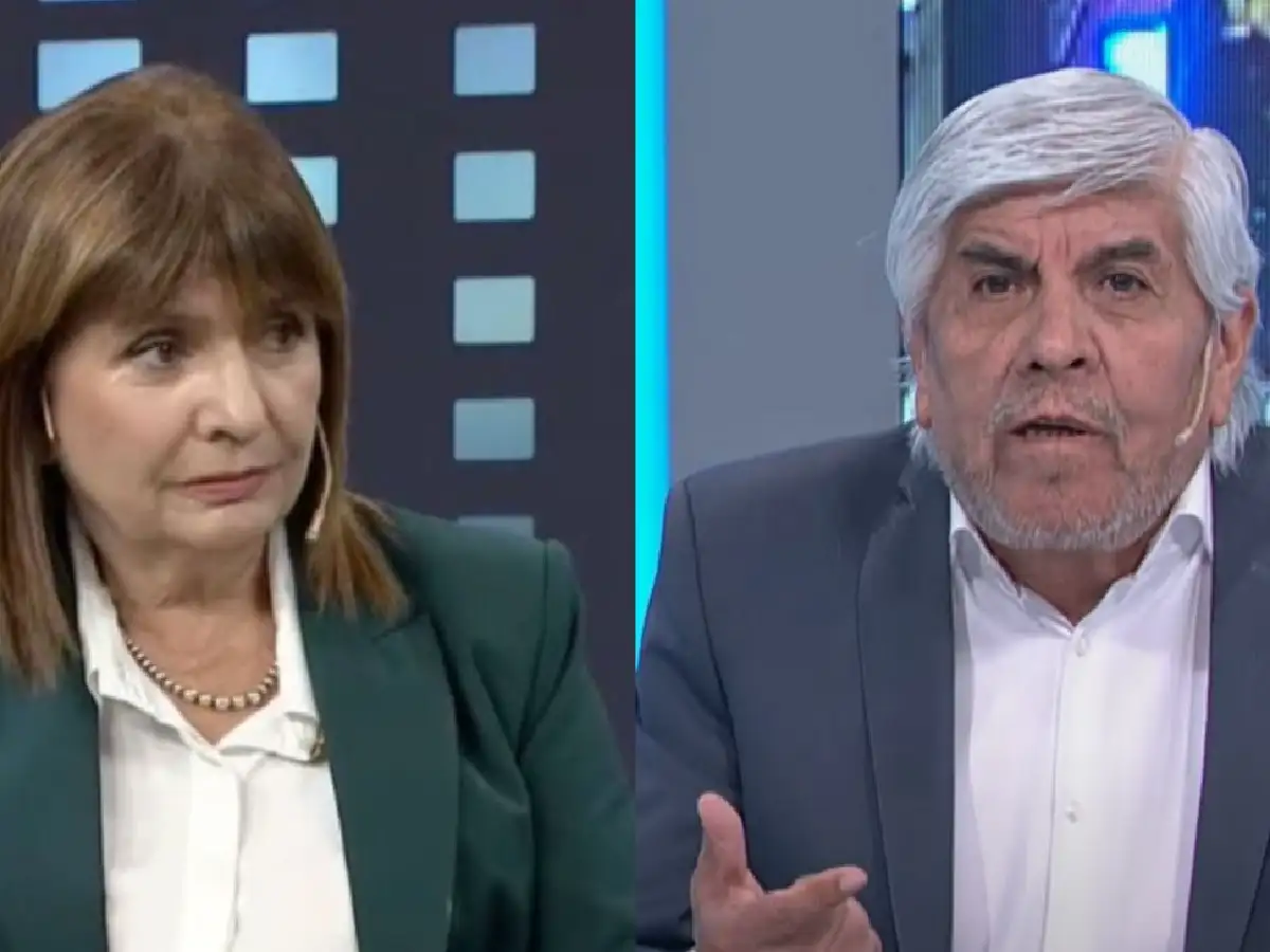 Hugo Moyano trató a Patricia Bullrich de "incapacitada" para ser presidenta y ella lo tildó de "mafioso"