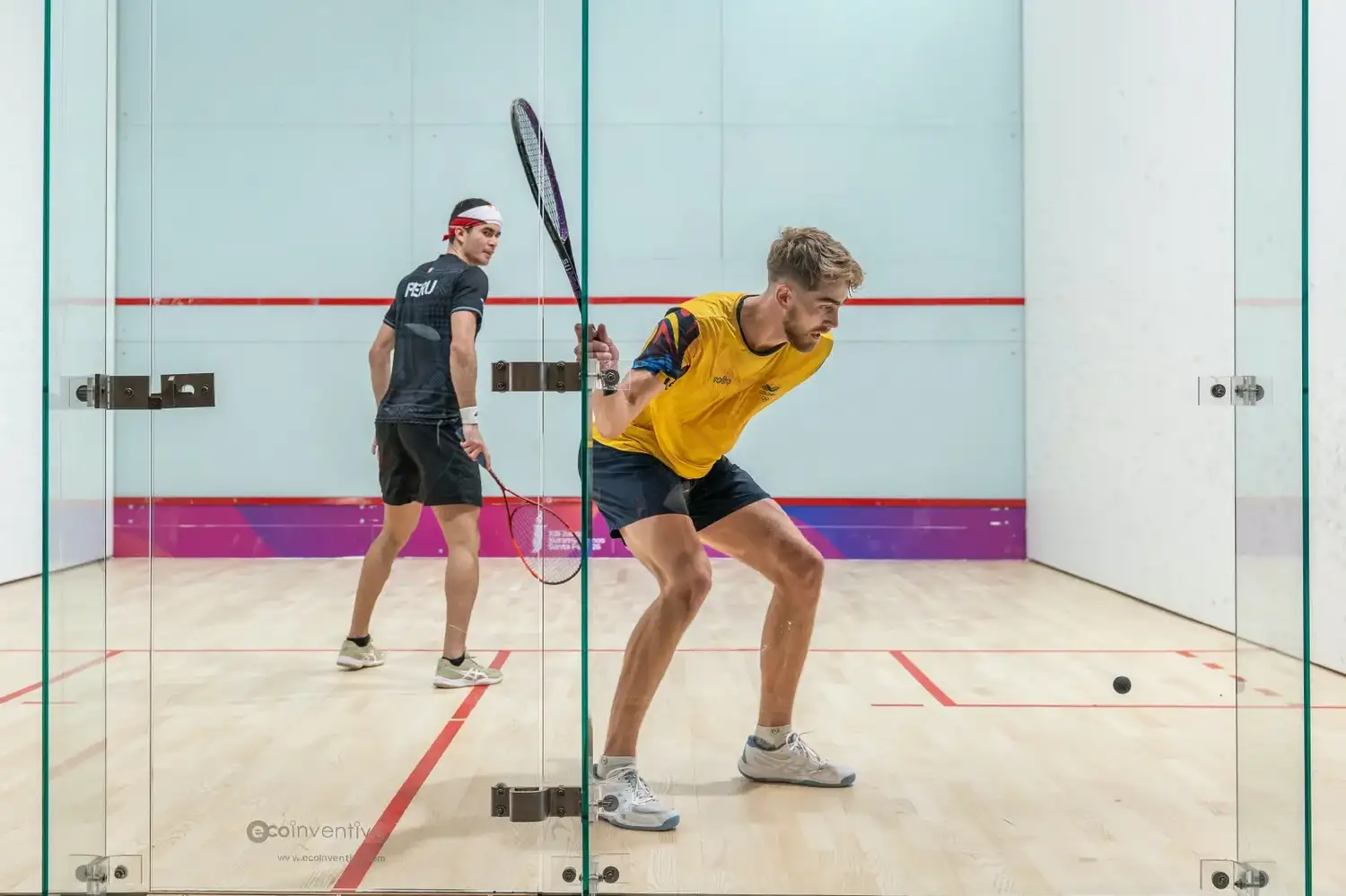 Squash en los Juegos: la historia de superación de los bolivianos Andrea Fuertes y Cristhiam Roldán - 2