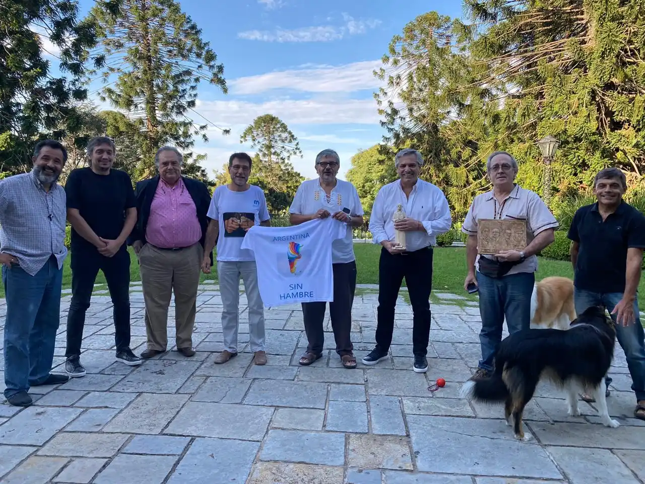 Coronavirus: Alberto Fernández recibió en Olivos a los "curas villeros" que pusieron sus iglesias a disposición 