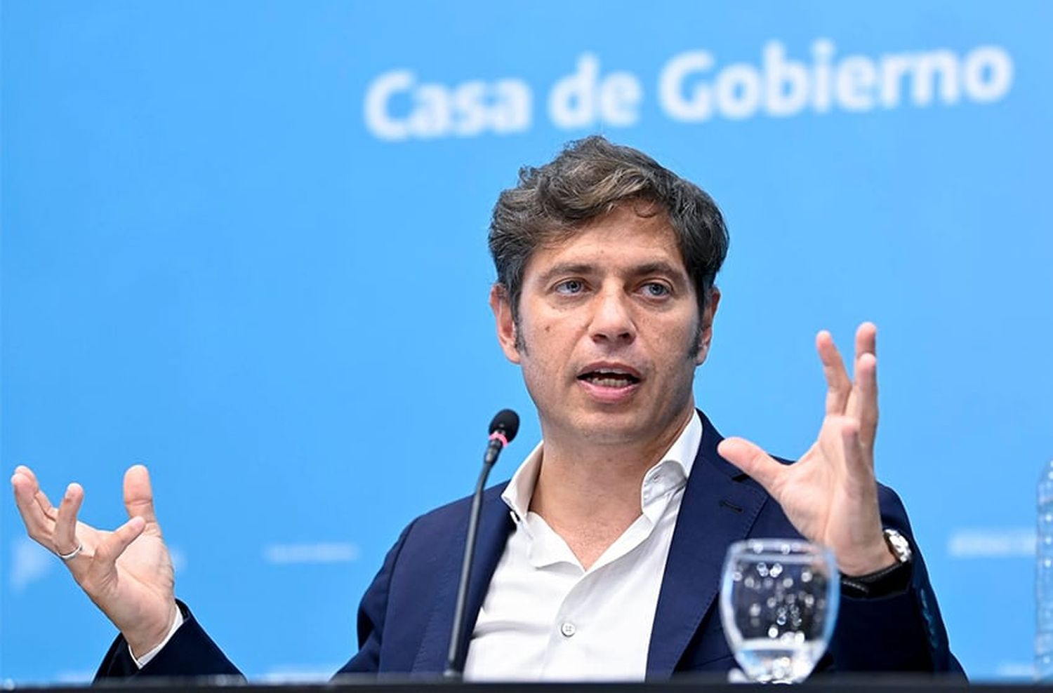 Kicillof cuestionó el sistema "arbitrario" de coparticipación